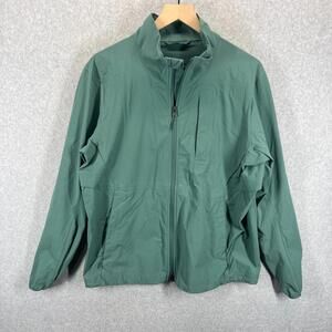 Lululemon Sojourn Logo Full Zip Windbreaker Jacket Men's Sz M Mint Condition.